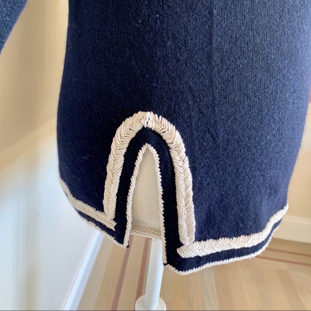 J.Crew Navy Tunic Sweater Small - Picture 5 of 6
